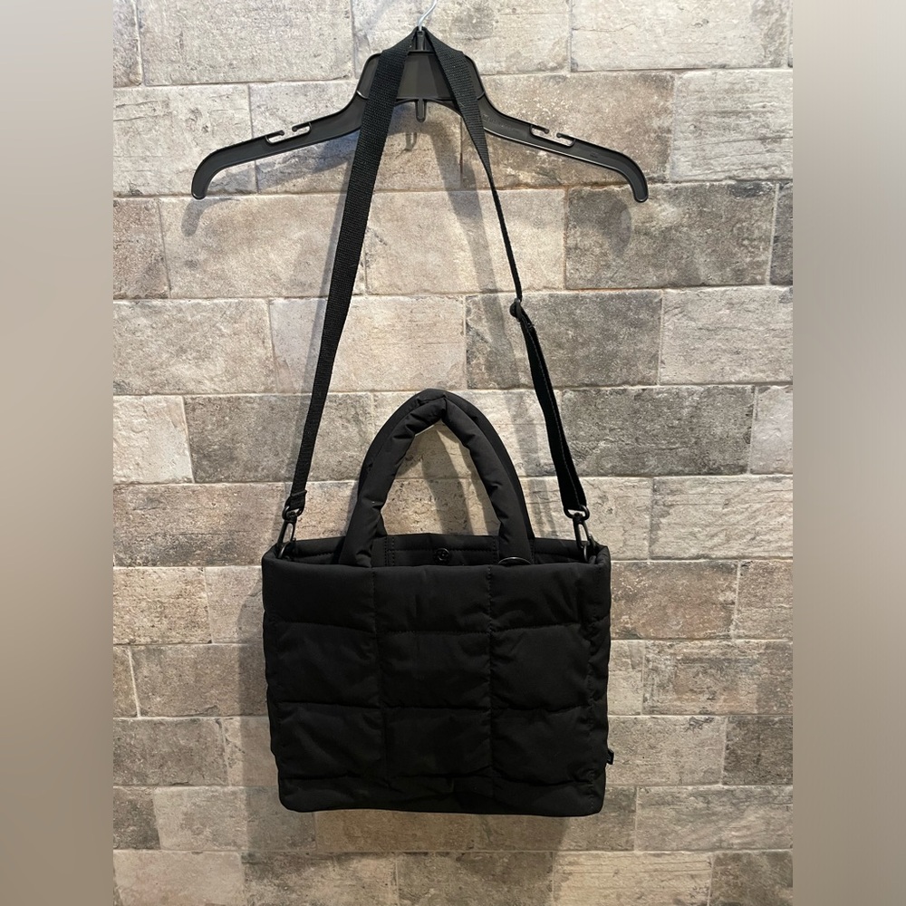 ❤️ GAP CROSSBODY BLACK PUFFER BAG PURSE NEW